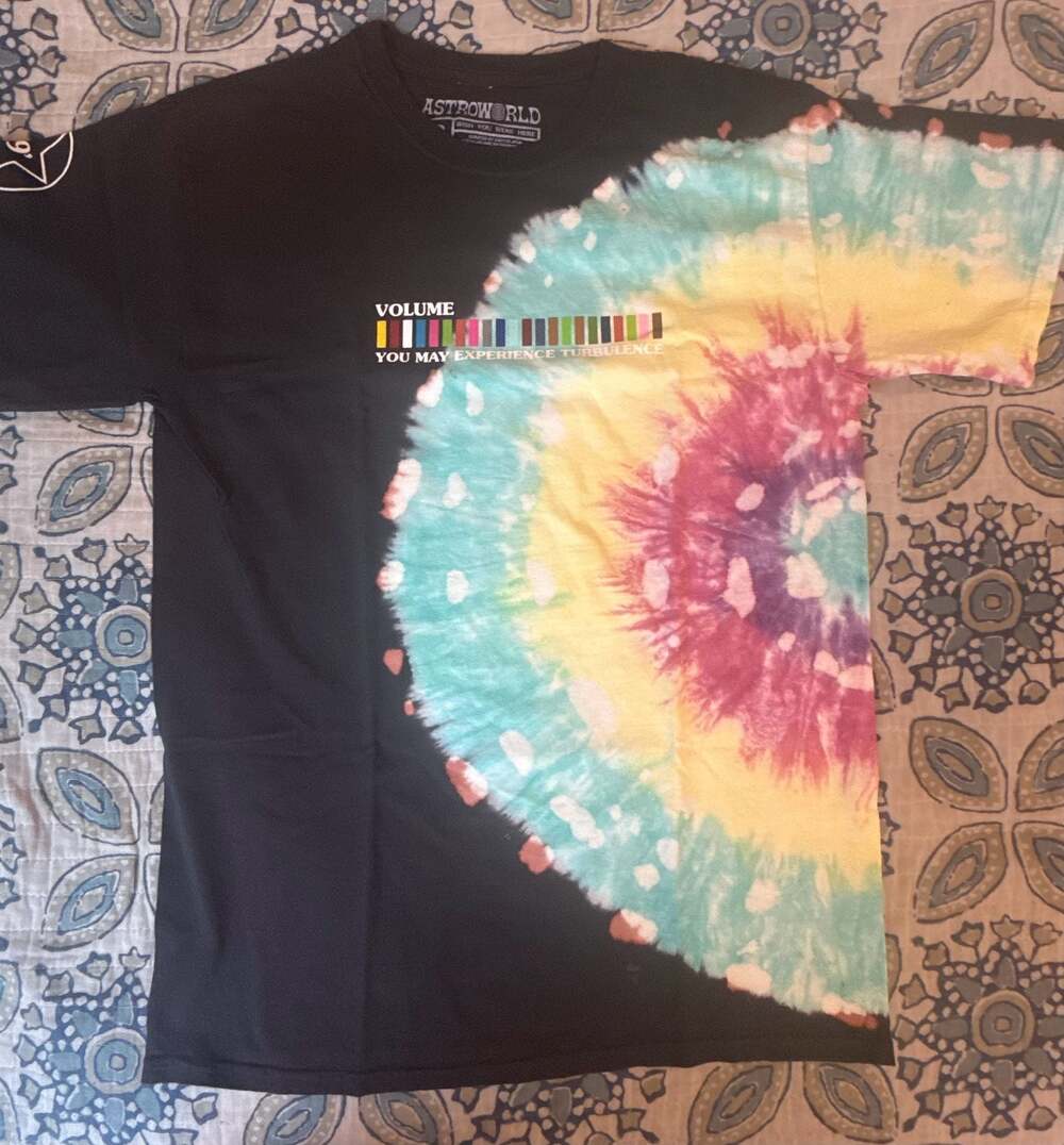 Travis Scott Astroworld Festival Run Beyond Belief Tie Dye Tee